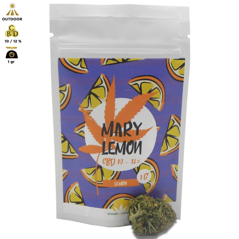 MARY LEMON CANNABIS LIGHT OUTDOOR - BUSTINA DA 1gr PREMIUM QUALITY