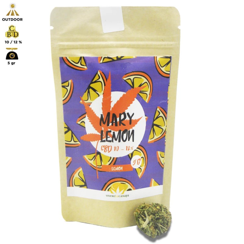 MARY LEMON CANNABIS LIGHT OUTDOOR - BUSTINA DA 5gr PREMIUM QUALITY