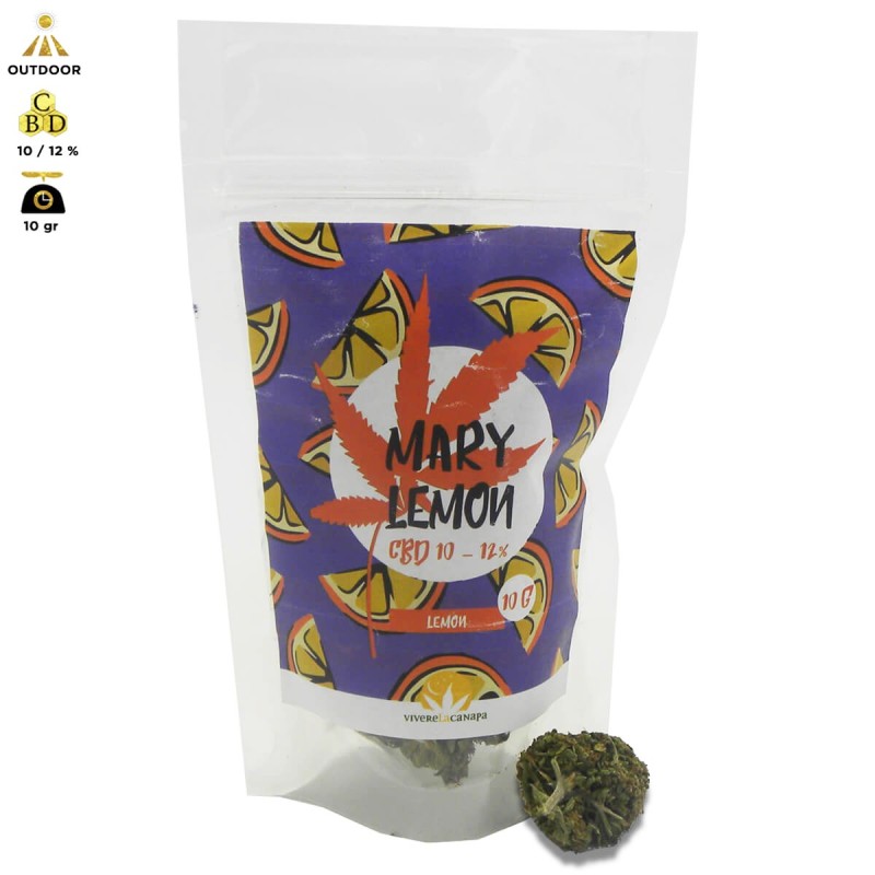 MARY LEMON CANNABIS LIGHT OUTDOOR - BUSTINA DA 10gr PREMIUM QUALITY