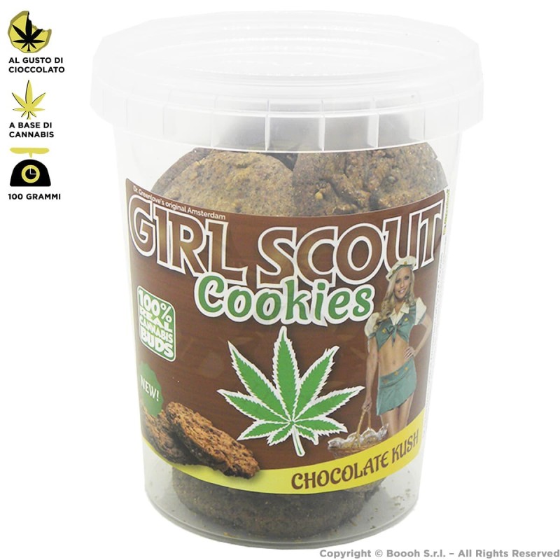 CANNABIS CHOCOLATE COOKIES (NO THC) by DR GREENLOVE - BARATTOLO CON 100gr DI BISCOTTI ALLA CANAPA E DAL GOLOSO GUSTO  CIOCCOLATO