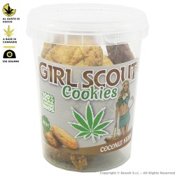 CANNABIS COCONUT COOKIES (NO THC) by DR GREENLOVE - BARATTOLO CON 100gr DI BISCOTTI ALLA CANAPA E DAL ESOTICO GUSTO DI COCCO