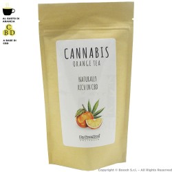 CANNABIS ORANGE TEA (NO THC) by DR GREENLOVE - BUSTINA 40gr DI INFUSO ALLA ERBE RICCO IN CBD