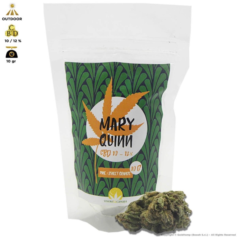 MARY QUINN CANNABIS LIGHT OUTDOOR - BUSTINA DA 10gr PREMIUM QUALITY