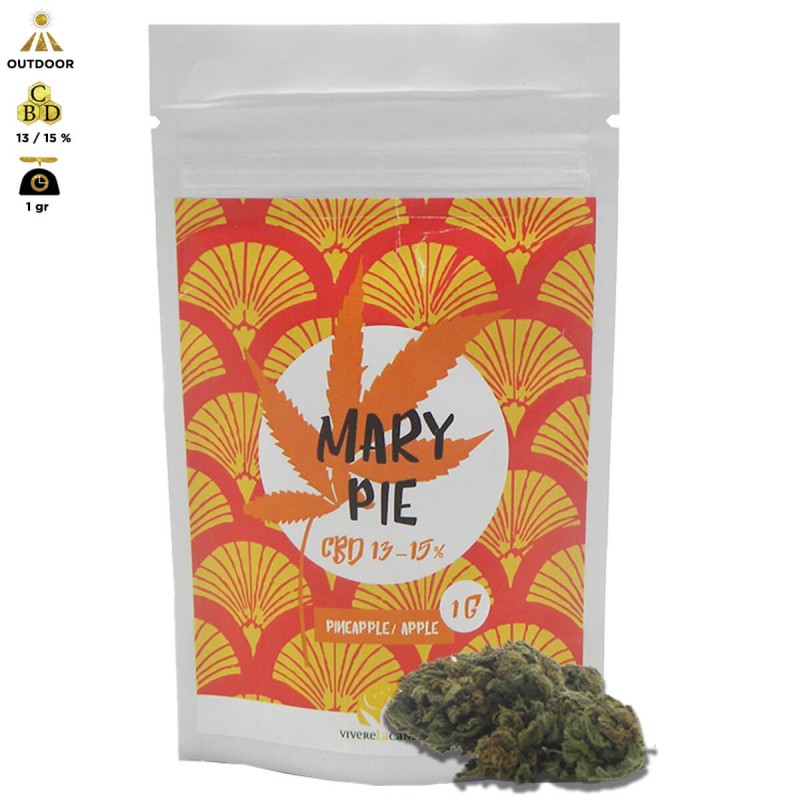 MARY PIE CANNABIS LIGHT OUTDOOR - BUSTINA DA 1gr PREMIUM QUALITY